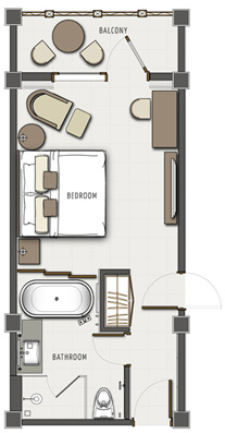 Deluxe Room Floor Plan
